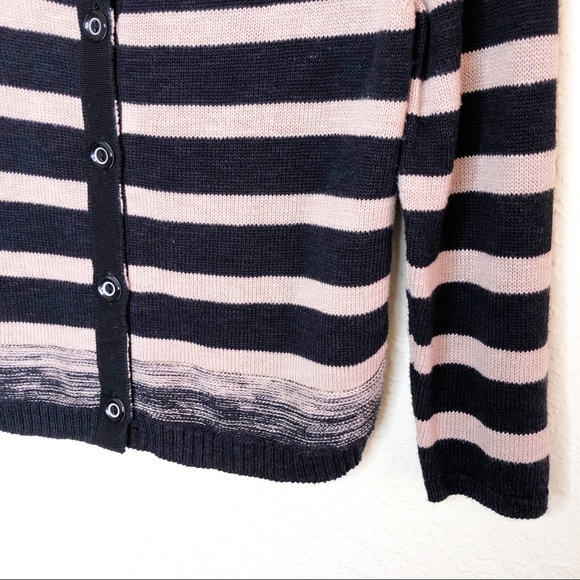 Moth | Black & Cream Button Down Cardigan Size S - Picture 4 of 7